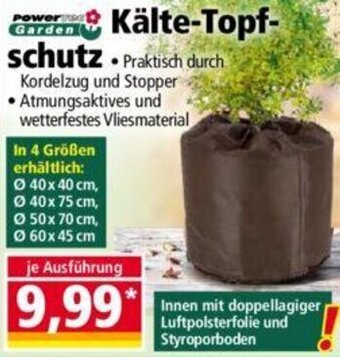 Norma Powertec Garden Kälte-Topfschutz Angebot