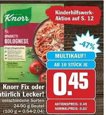 AEZ Knorr Fix Oder Natürlich Lecker! Angebot