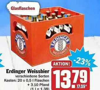 AEZ Erdinger Weissbier Angebot