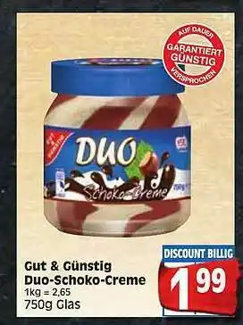 Edeka Gut & Günstig Duo-schoko-creme Angebot