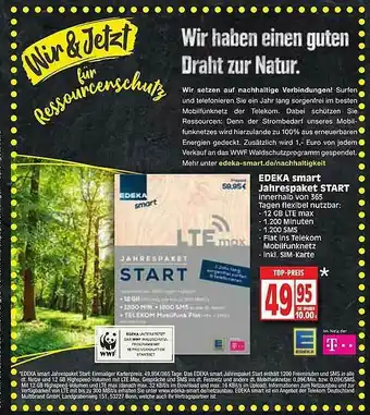 Edeka Edeka Smart Jahrespaket Start Angebot