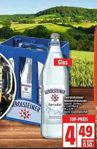 Elli Markt Gerolsteiner Mineralwasser Angebot