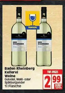 Elli Markt Baden Rheinberg Kellerei Weine Angebot