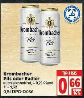 Elli Markt Krombacher Pils Oder Radler Angebot