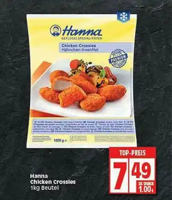 Elli Markt Hanna Chicken Crossies Angebot