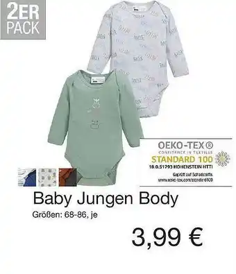 KiK Baby Jungen Body Angebot