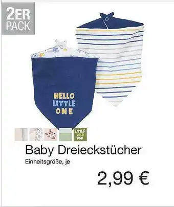 KiK Baby Dreieckstücher Angebot