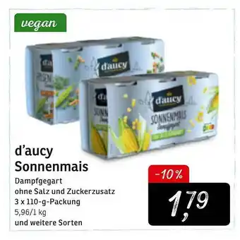 KONSUM D'aucy Sonnenmais Angebot