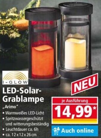 Norma I-GLOW LED Solar Grablampe Angebot