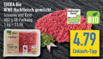 diska EDEKA Bio WWF Hackfleisch gemischt 400g Angebot