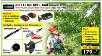 Norma24 Scheppach 4in1 Li-ion-akku-tool Mfb4-40li Se Angebot