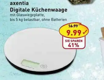 PicksRaus Axentia Digitale Küchenwaage Angebot