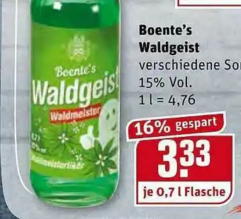 REWE Boente's Waldgeist Angebot