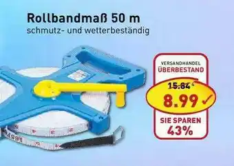 PicksRaus Rollbandmaß 50 M Angebot