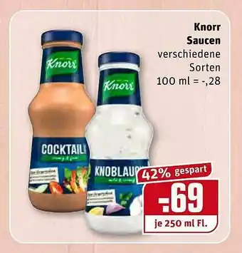 REWE Knorr Saucen Angebot