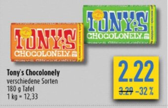 diska Tony's Chocolonely 180g Angebot