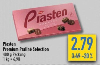 diska Piasten Premium Praliné Selection 400 g Angebot