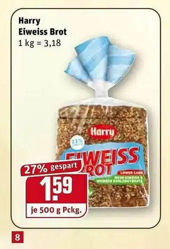 REWE Harry Eiweiss Brot Angebot