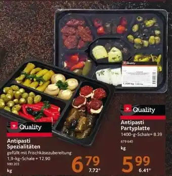 Selgros Quality Antipasti Spezialitäten Oder Partyplatte Angebot