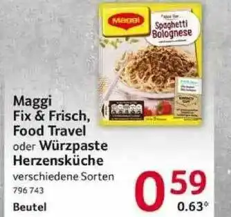 Selgros Maggi Fix & Frisch, Food Travel Oder Würzpaste Herzensküche Angebot