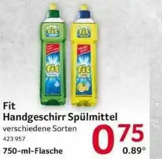 Selgros Fit Handgeschirr Spülmittel Angebot