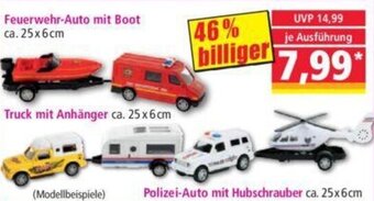 Norma Feuerwehr-Auto mit Boot Angebot