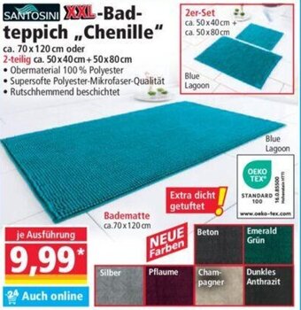 Norma SANTOSINI XXL-Badteppich Chenille Angebot