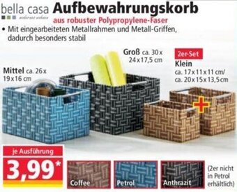 Norma bella casa Aufbewahrungskorb Angebot