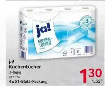 Selgros Ja! Küchentücher Angebot