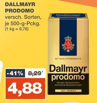 mein real DALLMAYR PRODOMO versch. Sorten, je 500-g Angebot