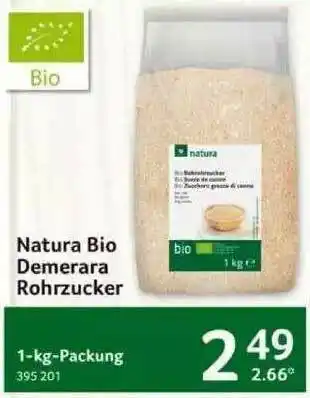 Selgros Natura Bio Demerara Rohrzucker Angebot