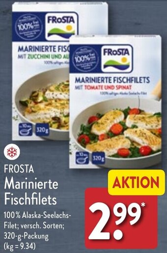 Aldi Nord FROSTA Marinierte Fischfilets 320 g Packung Angebot