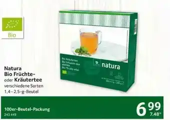 Selgros Natura Bio Früchte- Oder Kräutertee Angebot