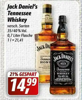 Simmel Jack Daniel's Tennessee Whiskey Angebot