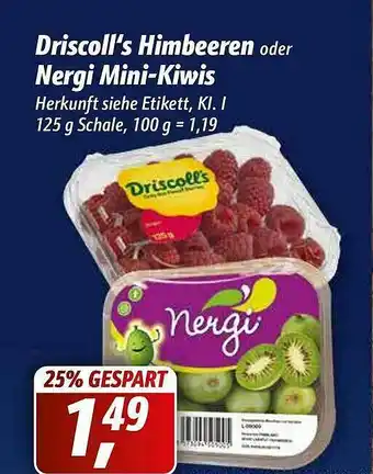 Simmel Driscoll's Himbeeren Oder Nergi Mini-kiwis Angebot