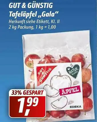 Simmel Gut & Günstig Tafeläpfel Gala Angebot