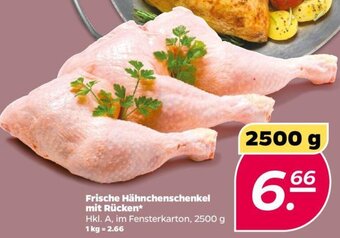 NETTO Frische Hähnchenschenkel mit Rücken 2500 g Angebot