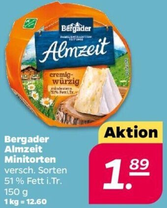 NETTO Bergader Almzeit Minitorten 150 g Angebot