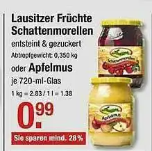 V Markt Lausitzer Früchte Schattenmorellen Angebot