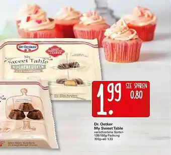 WEZ Dr Oetker My Sweet Table Angebot