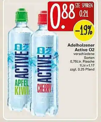 WEZ Adelholzener Active O2 Angebot