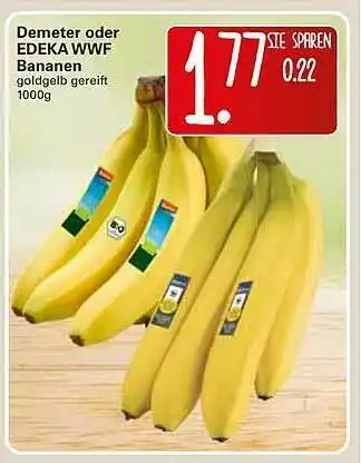 WEZ Demeter Oder Edeka Wwf Bananen Angebot