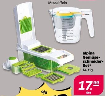 NETTO alpina Gemüse-schneider- Set 14-tlg. Angebot