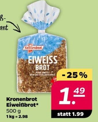 NETTO Kronenbrot Eiweißbrot 500 g Angebot