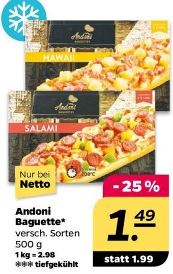 NETTO Andoni Baguette 500 g Angebot