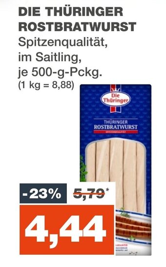 mein real DIE THÜRINGER ROSTBRATWURST 500g Angebot