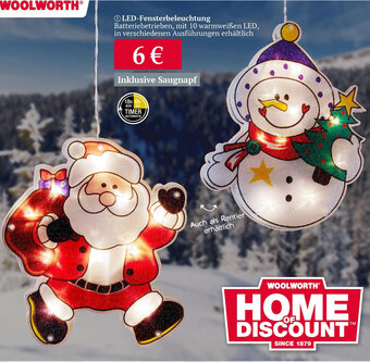 Woolworth LED-Fensterbeleuchtung Angebot