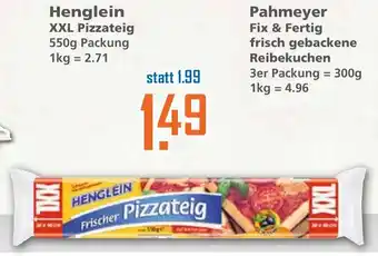 Klaas und Kock Henglein XXL Pizzateig 550g Angebot