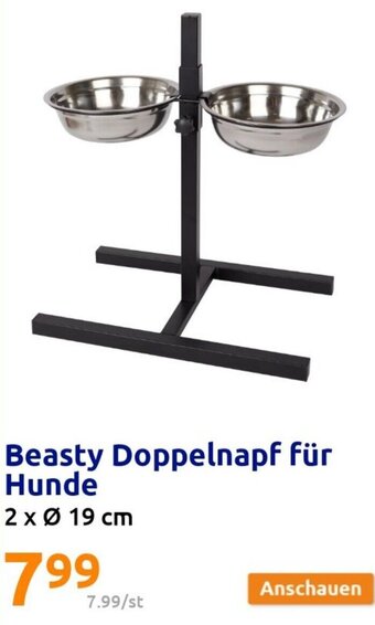 Action Beasty Doppelnapf für Hunde Angebot
