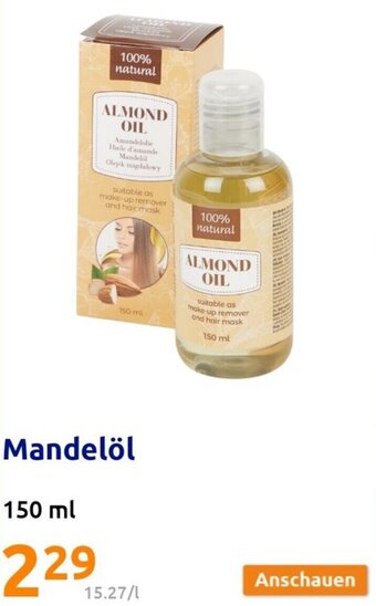 Action Mandelöl 150 ml Angebot